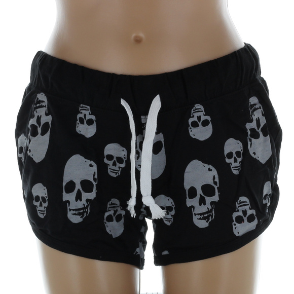 Coco Limon Pants - Sleepwear Loungewear SKULL Shorts NWT